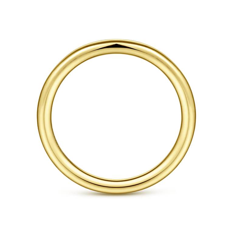 14K Yellow Gold Matching Wedding Band - Shot 2