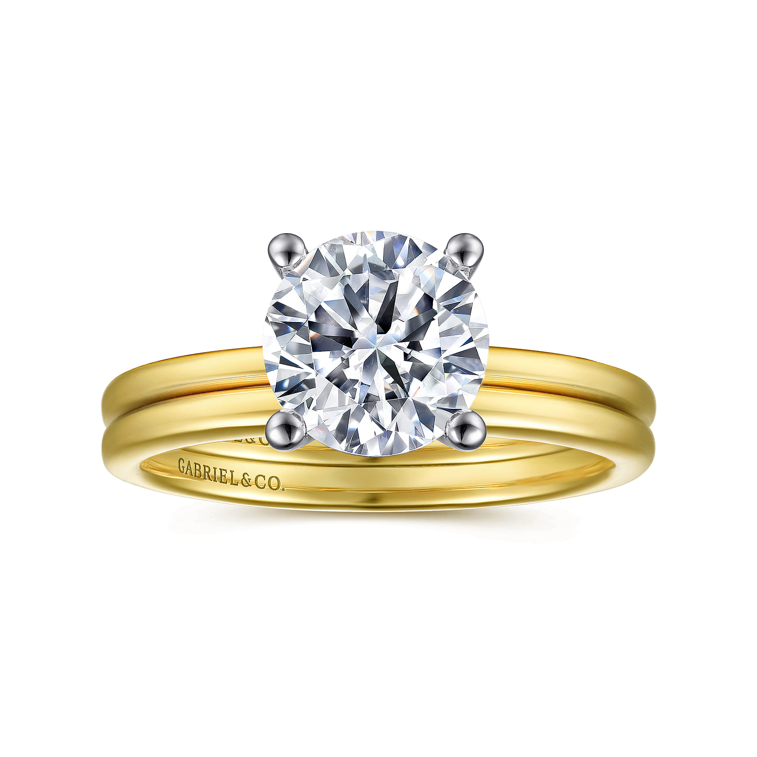 14K Yellow Gold Matching Wedding Band - Shot 4