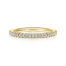 14K Yellow Gold Matching Wedding Band - 0.3 ct