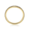 14K Yellow Gold Matching Wedding Band - 0.3 ct