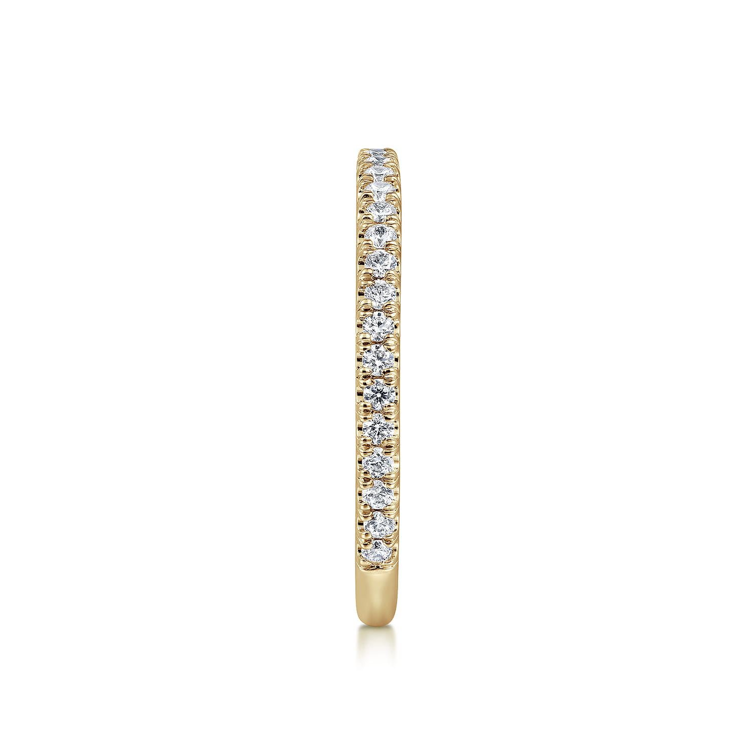 14K Yellow Gold Matching Wedding Band - 0.3 ct - Shot 5