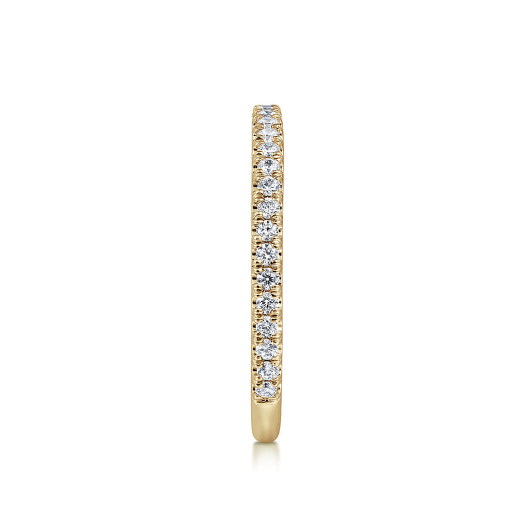 14K Yellow Gold Matching Wedding Band - 0.3 ct - Shot 5