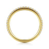 14K Yellow Gold Matching Wedding Band - 0.3 ct