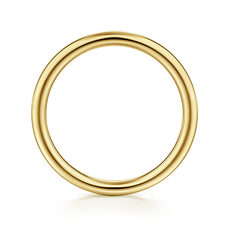 14K Yellow Gold Matching Wedding Band - Shot 2