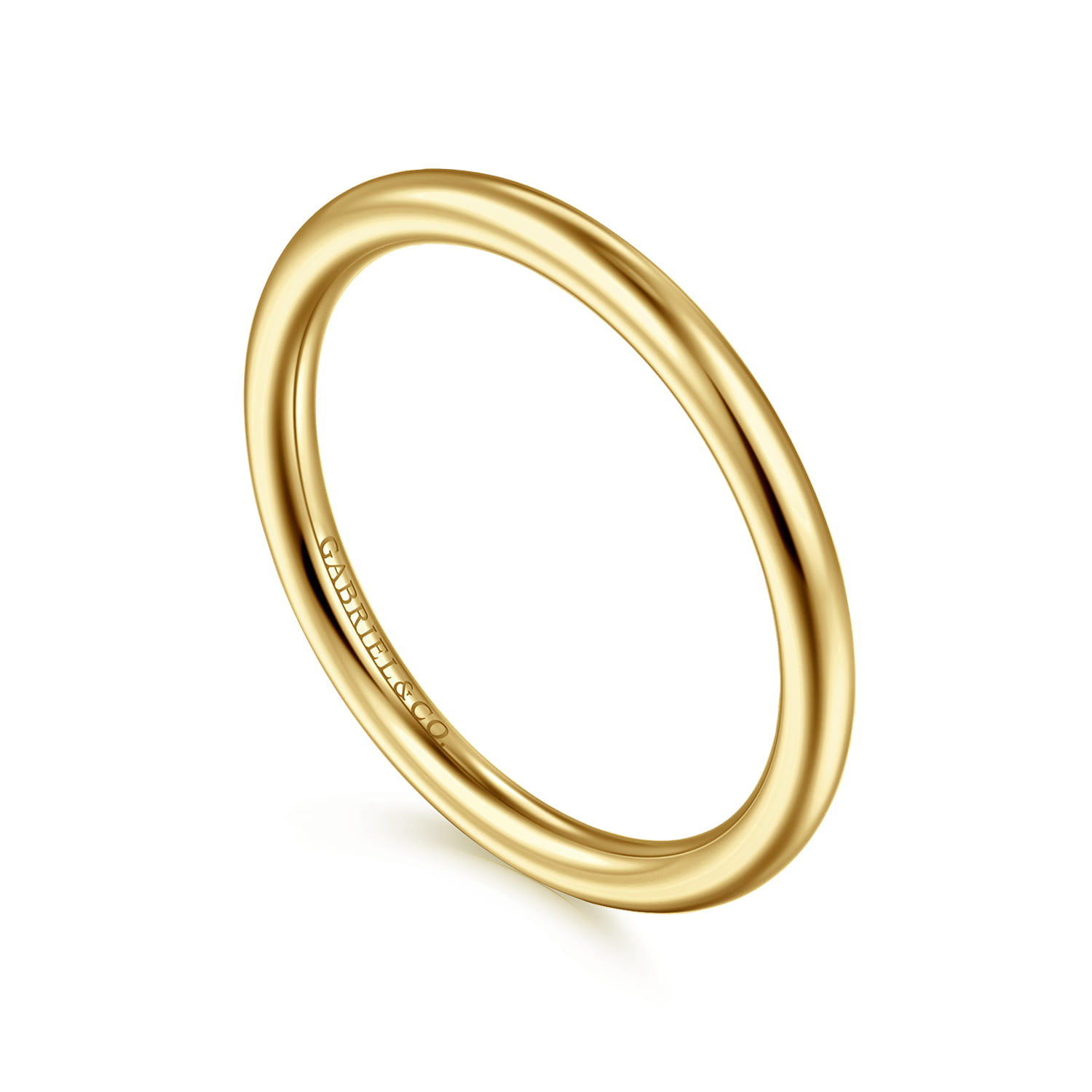 14K Yellow Gold Matching Wedding Band - Shot 3