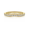 14K Yellow Gold Matching Wedding Band - 0.3 ct