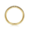 14K Yellow Gold Matching Wedding Band - 0.3 ct