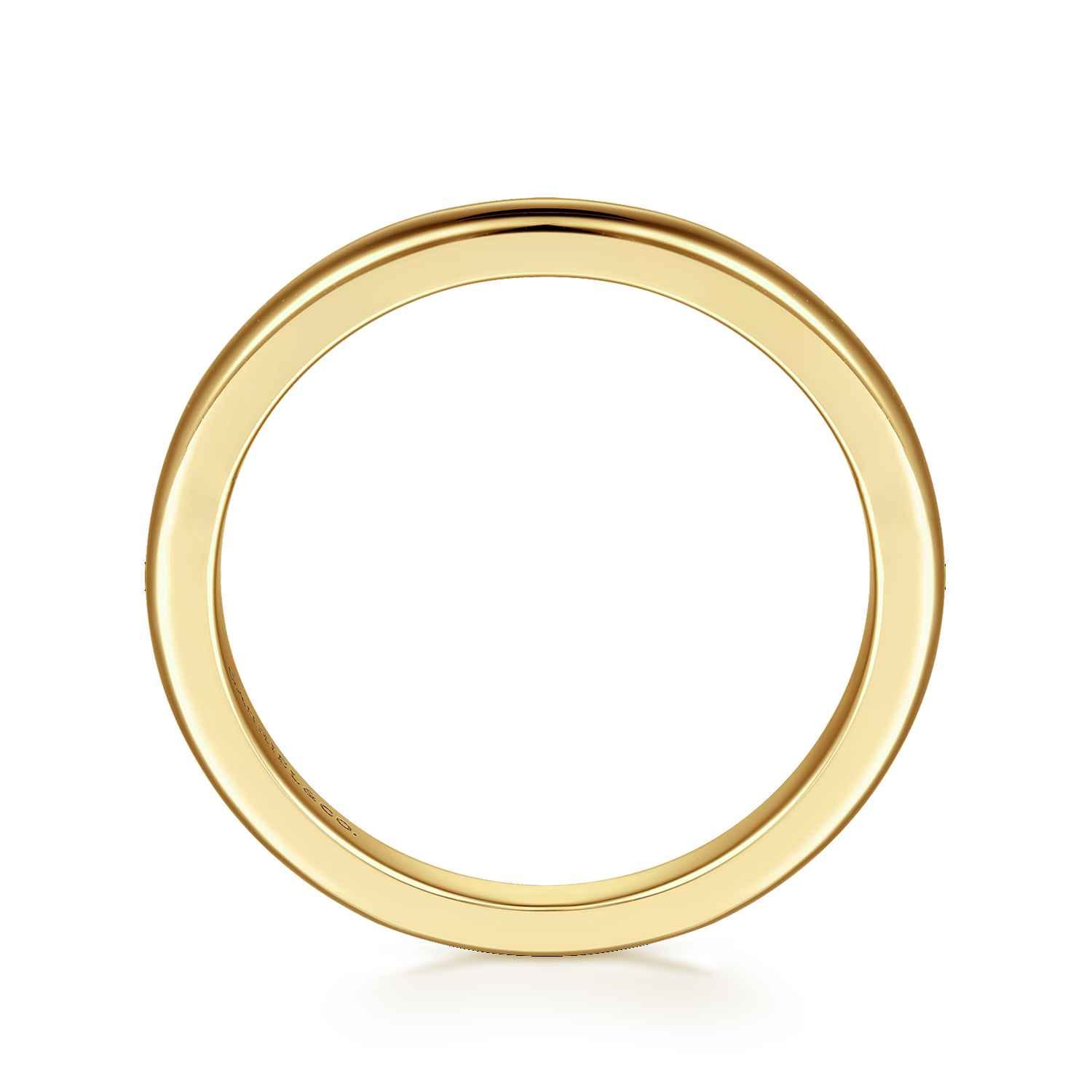14K Yellow Gold Matching Wedding Band - Shot 2