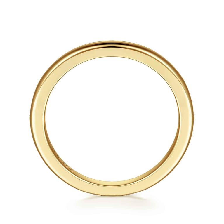 14K Yellow Gold Matching Wedding Band - Shot 2