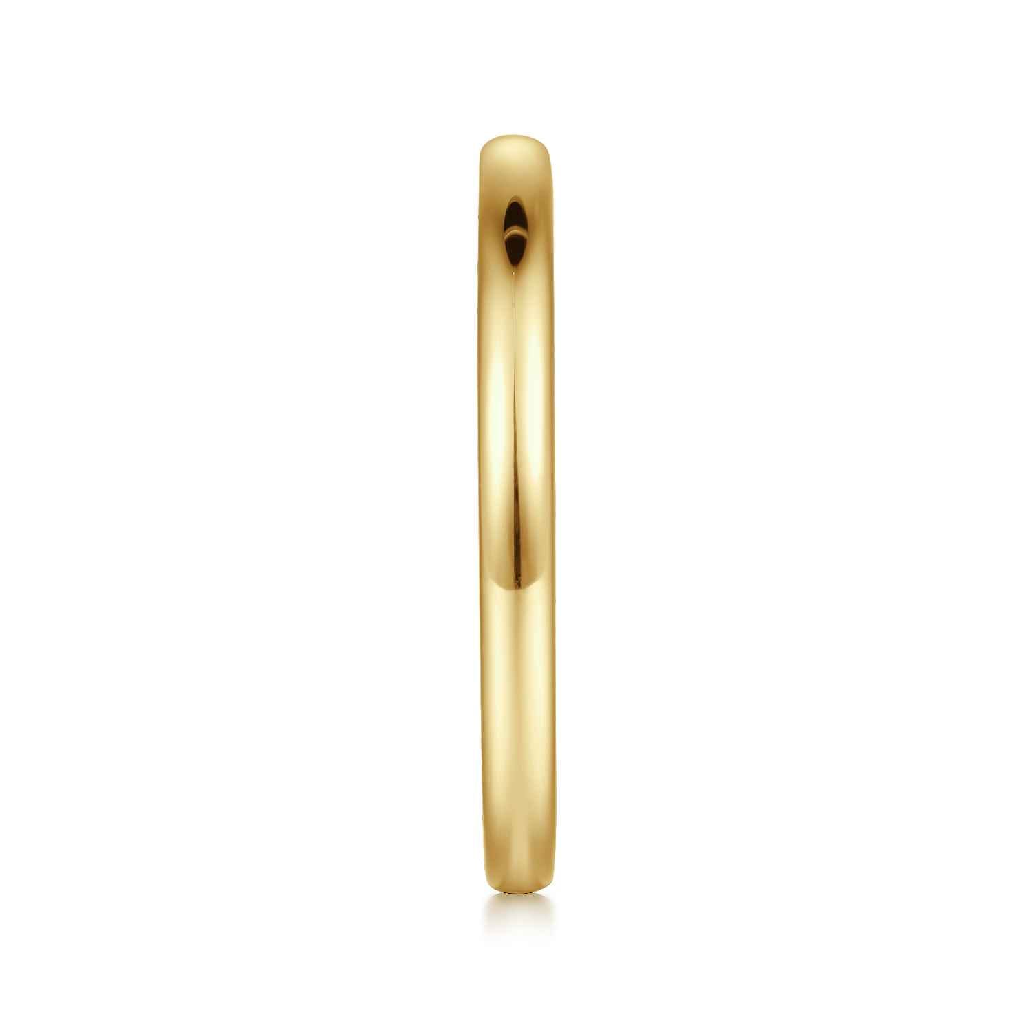 14K Yellow Gold Matching Wedding Band - Shot 4