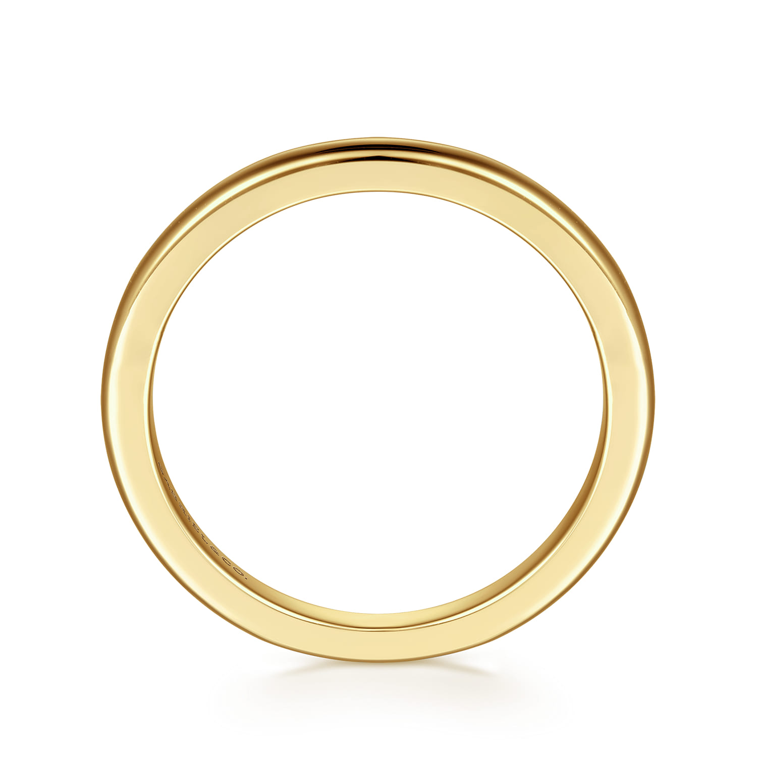 14K Yellow Gold Matching Wedding Band - Shot 2