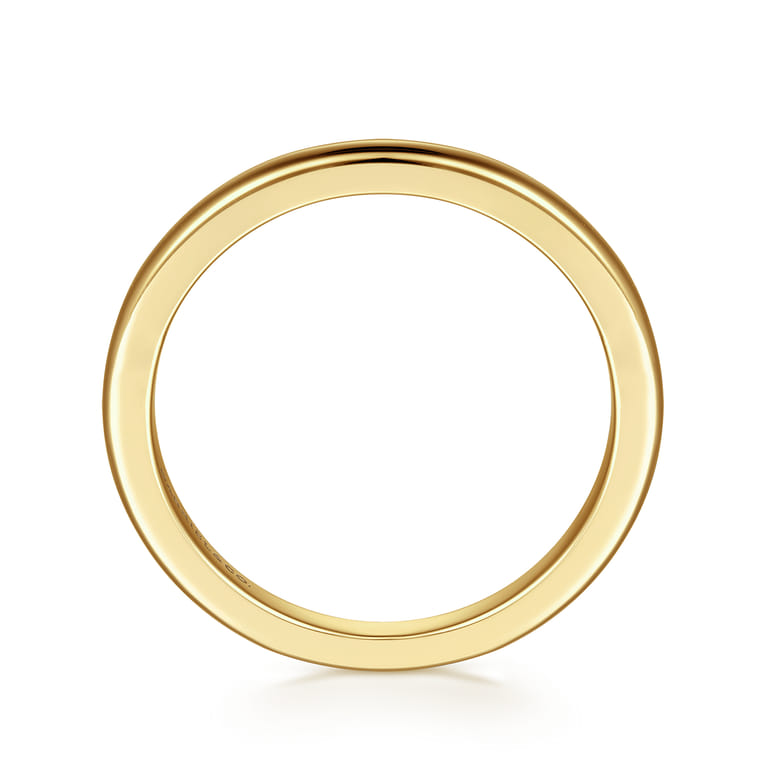 14K Yellow Gold Matching Wedding Band - Shot 2
