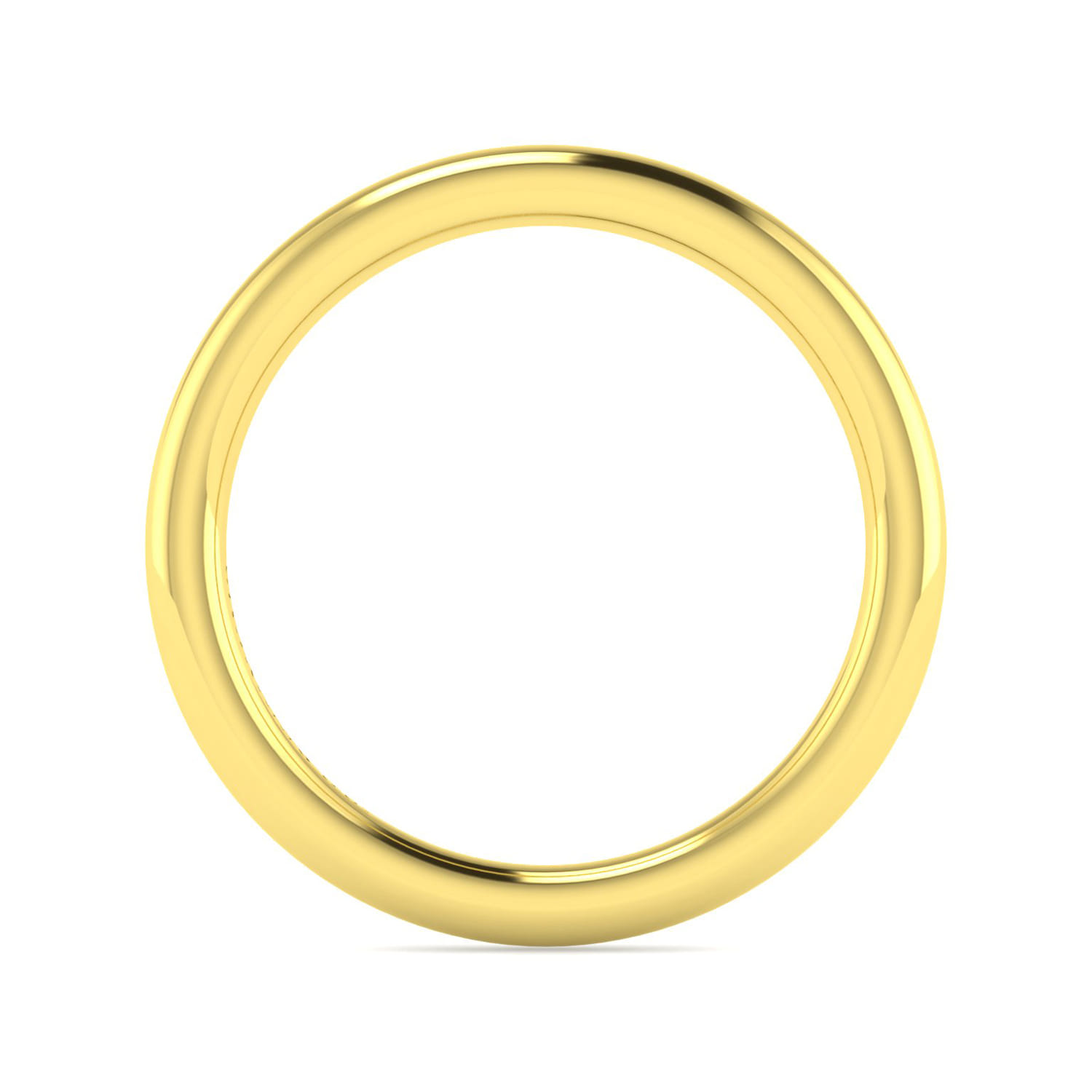 14K Yellow Gold Matching Wedding Band - Shot 2