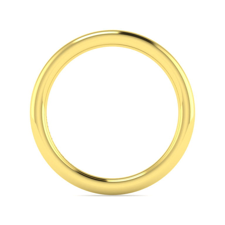 14K Yellow Gold Matching Wedding Band - Shot 2