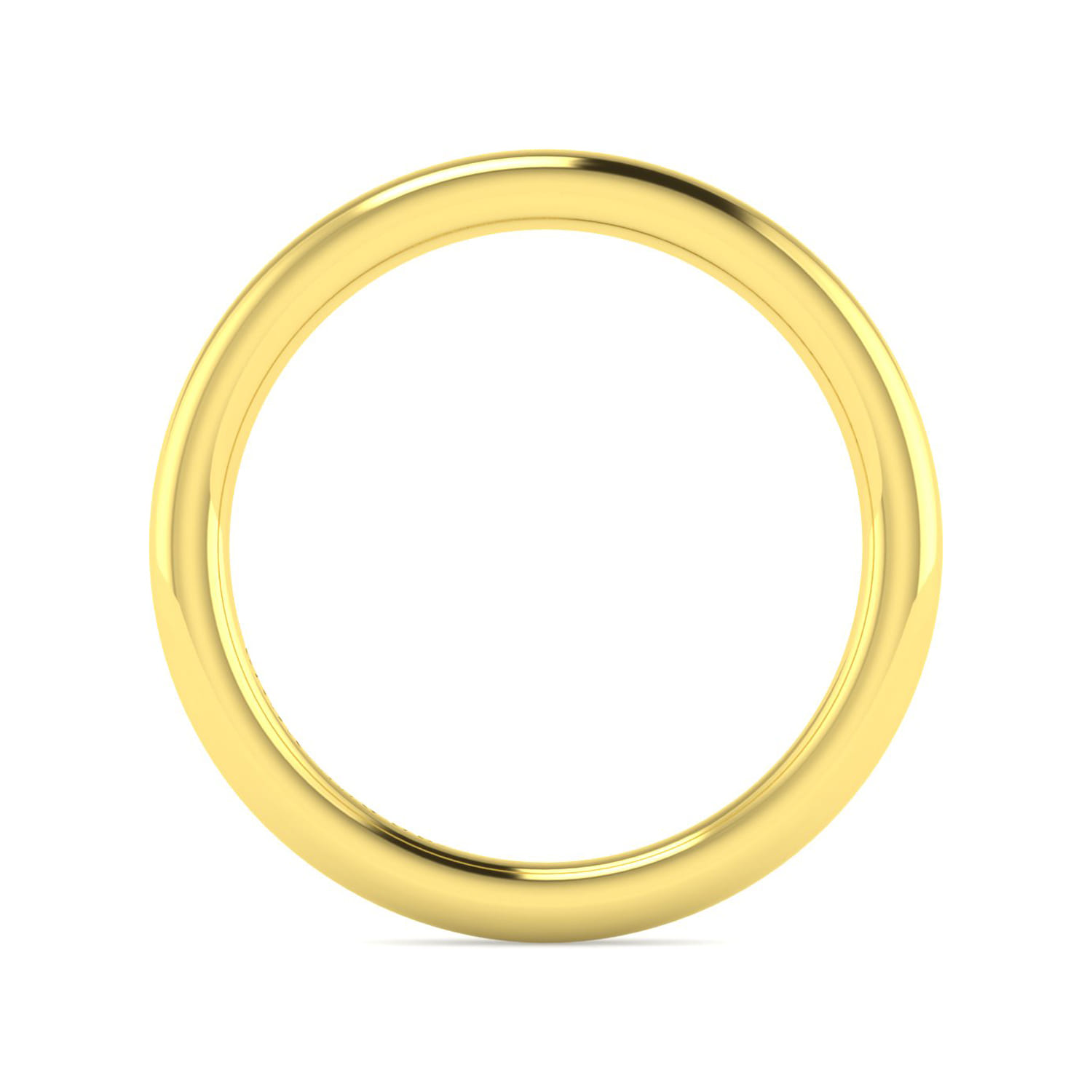 14K Yellow Gold Matching Wedding Band - Shot 2