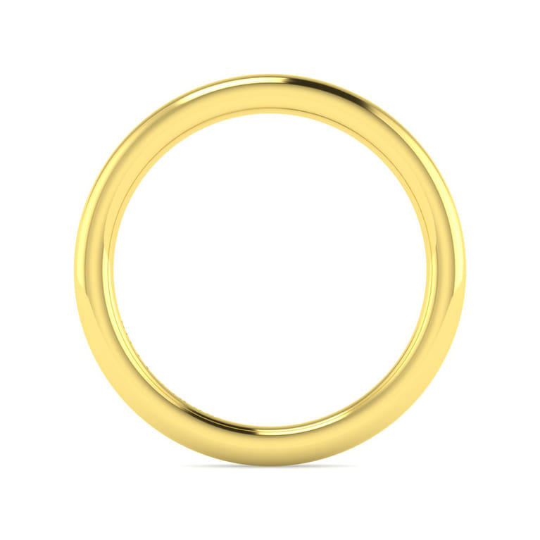 14K Yellow Gold Matching Wedding Band - Shot 2