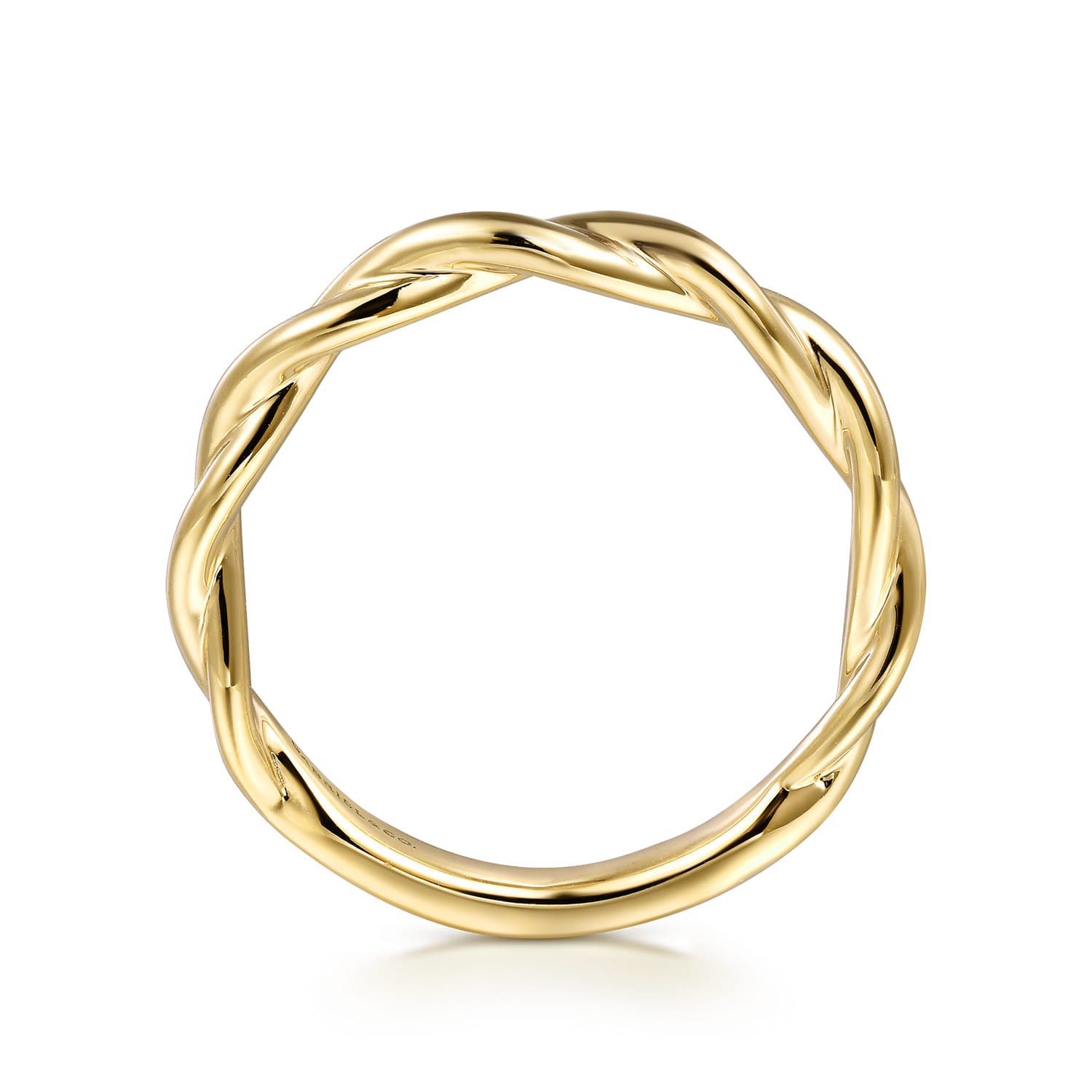 14K Yellow Gold Matching Wedding Band - Shot 2
