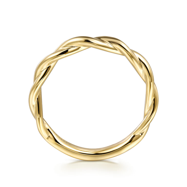 14K Yellow Gold Matching Wedding Band - Shot 2