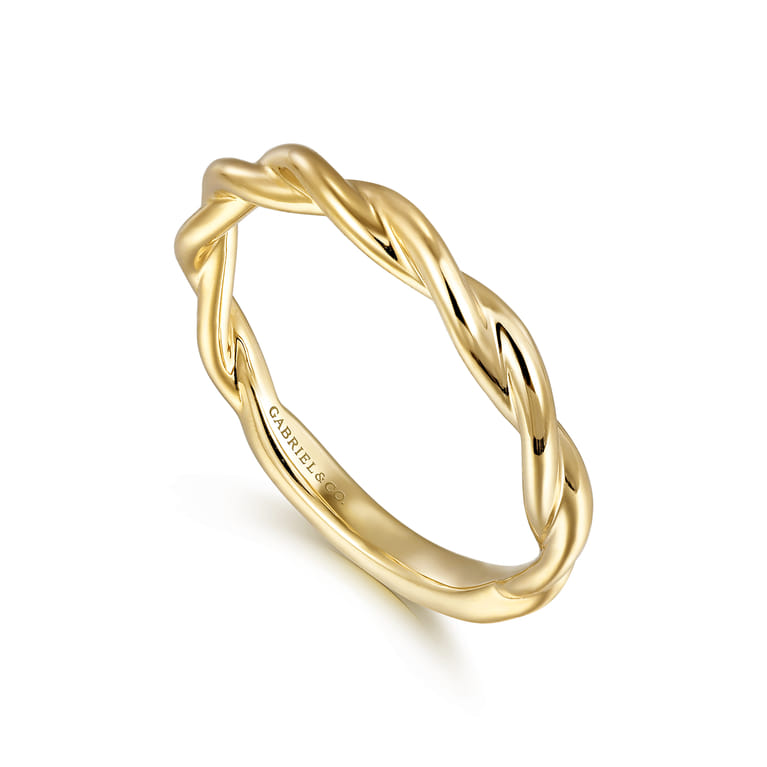14K Yellow Gold Matching Wedding Band - Shot 3