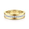 14K Yellow Gold Matching Wedding Band - 0.65 ct