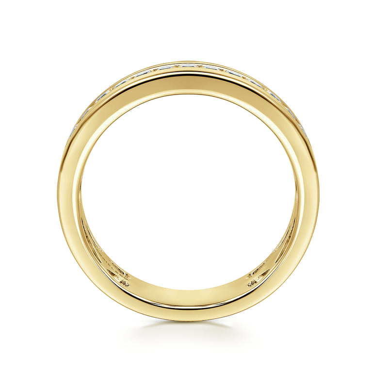 14K Yellow Gold Matching Wedding Band - 0.65 ct - Shot 2