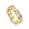 14K Yellow Gold Matching Wedding Band - 0.65 ct
