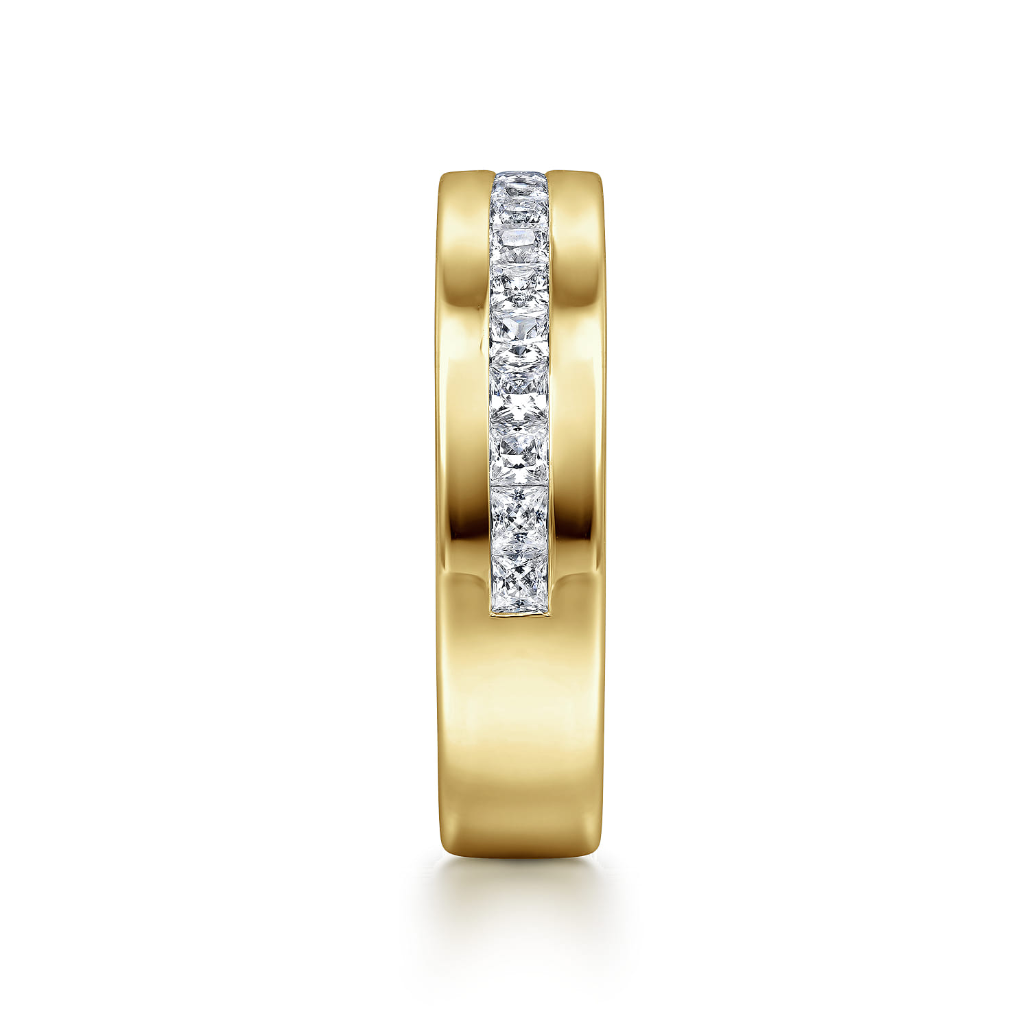 14K Yellow Gold Matching Wedding Band - 0.65 ct - Shot 5