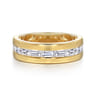 14K Yellow Gold Matching Wedding Band - 0.85 ct