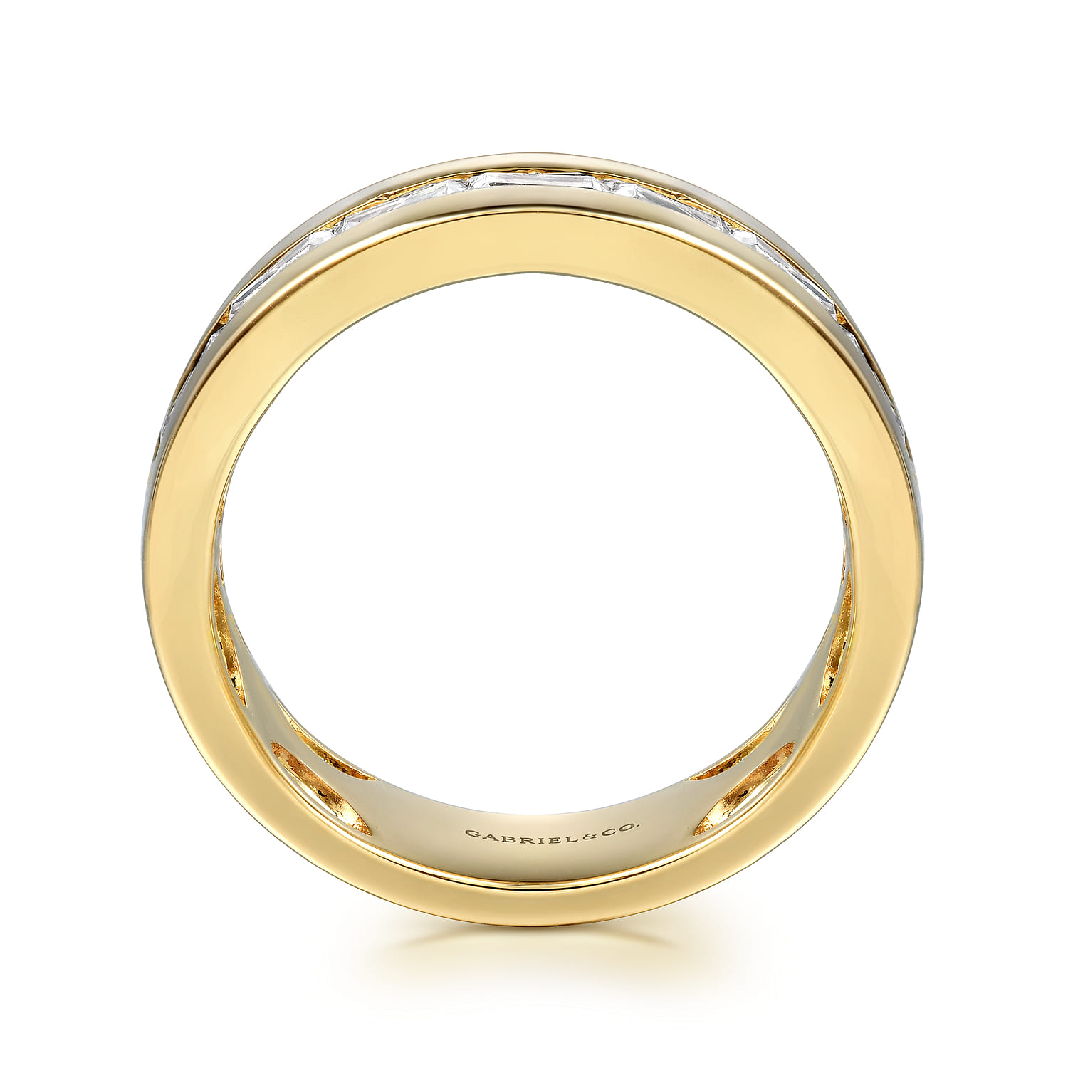 14K Yellow Gold Matching Wedding Band - 0.85 ct - Shot 2