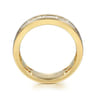 14K Yellow Gold Matching Wedding Band - 0.85 ct