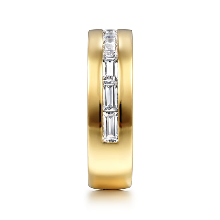 14K Yellow Gold Matching Wedding Band - 0.85 ct - Shot 5