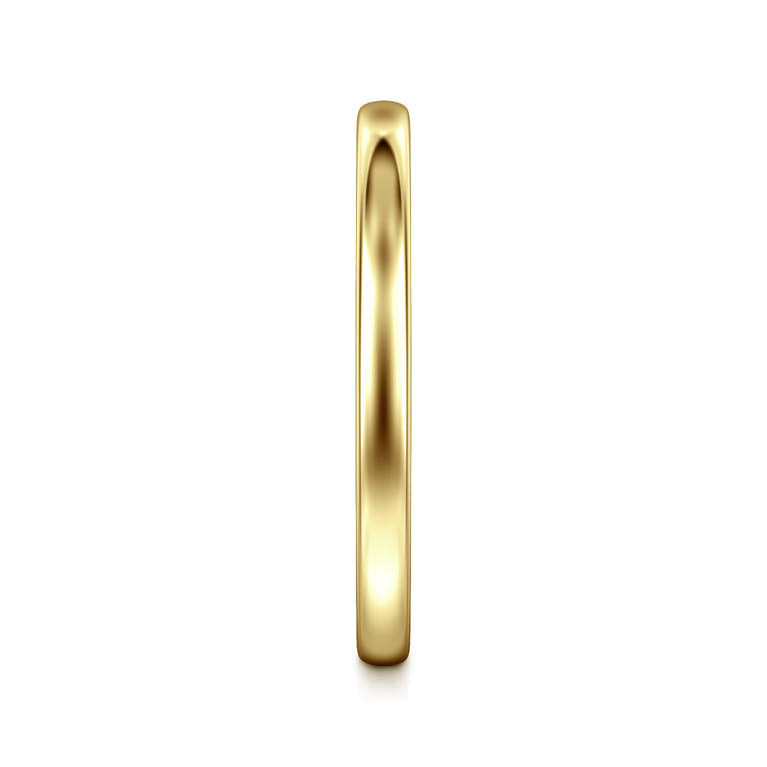 14K Yellow Gold Matching Wedding Band - Shot 5