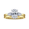 14K Yellow Gold Matching Wedding Band