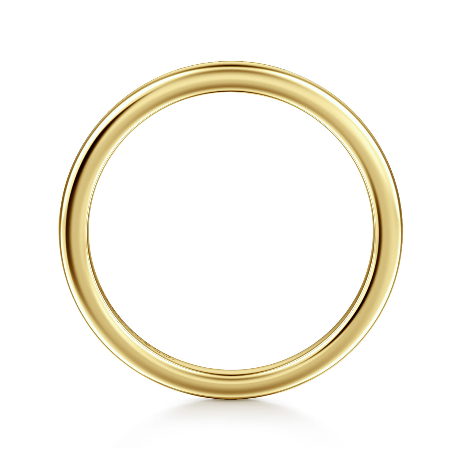 14K Yellow Gold Matching Wedding Band - Shot 2