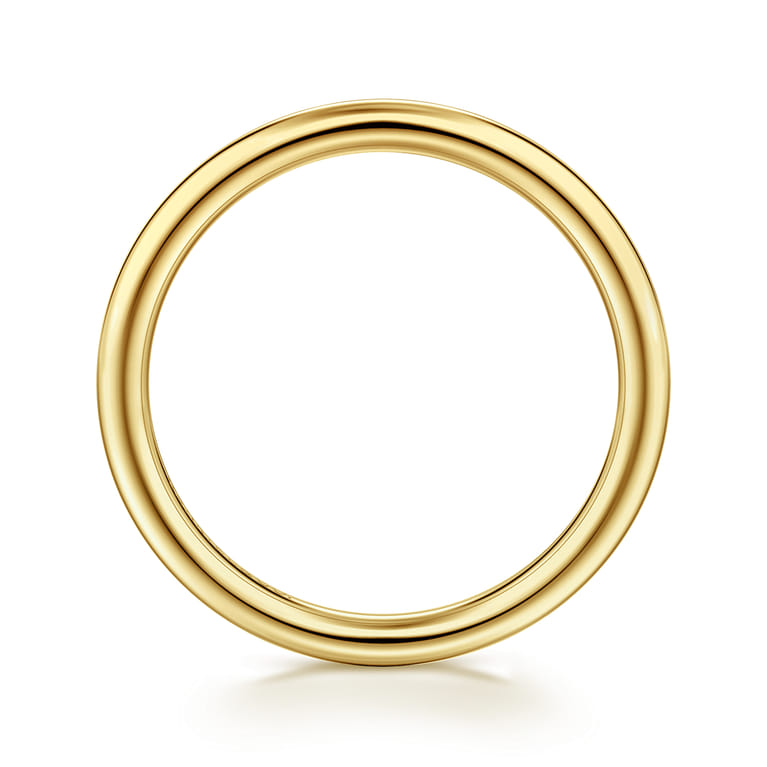 14K Yellow Gold Matching Wedding Band - Shot 2