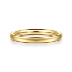 14K Yellow Gold Matching Wedding Band