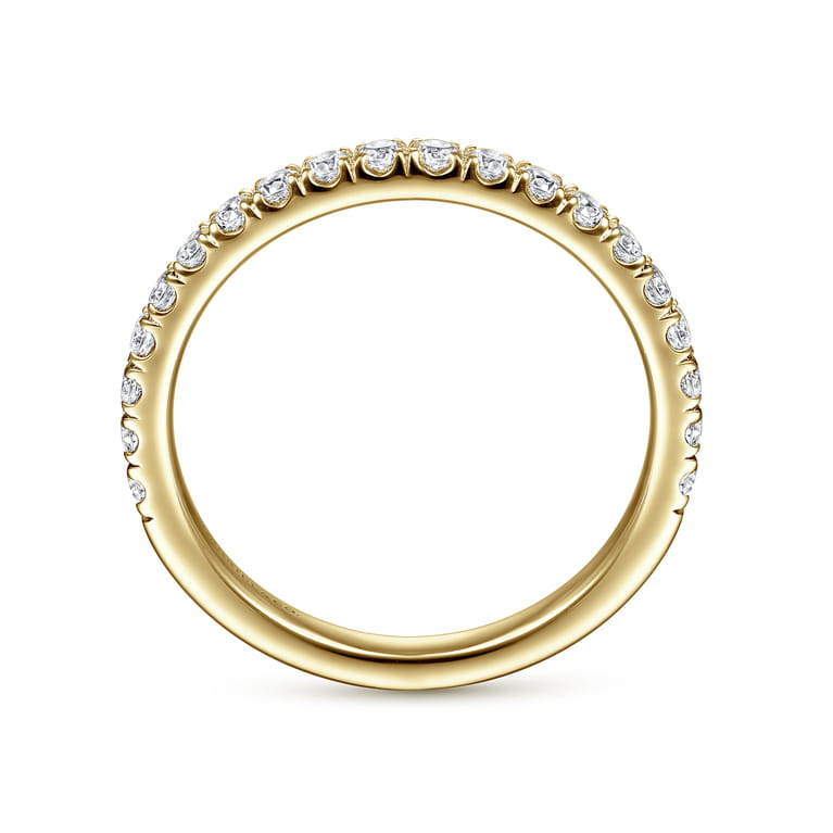 14K Yellow Gold Matching Wedding Band - 0.41 ct - Shot 2