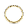 14K Yellow Gold Matching Wedding Band - 0.41 ct