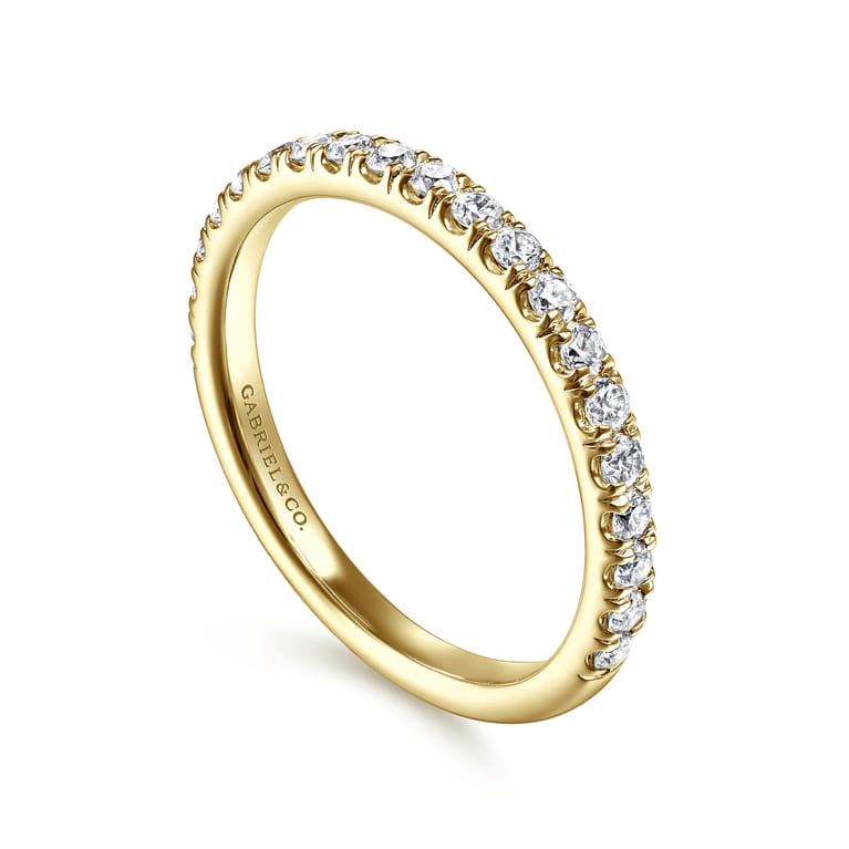 14K Yellow Gold Matching Wedding Band - 0.41 ct - Shot 3