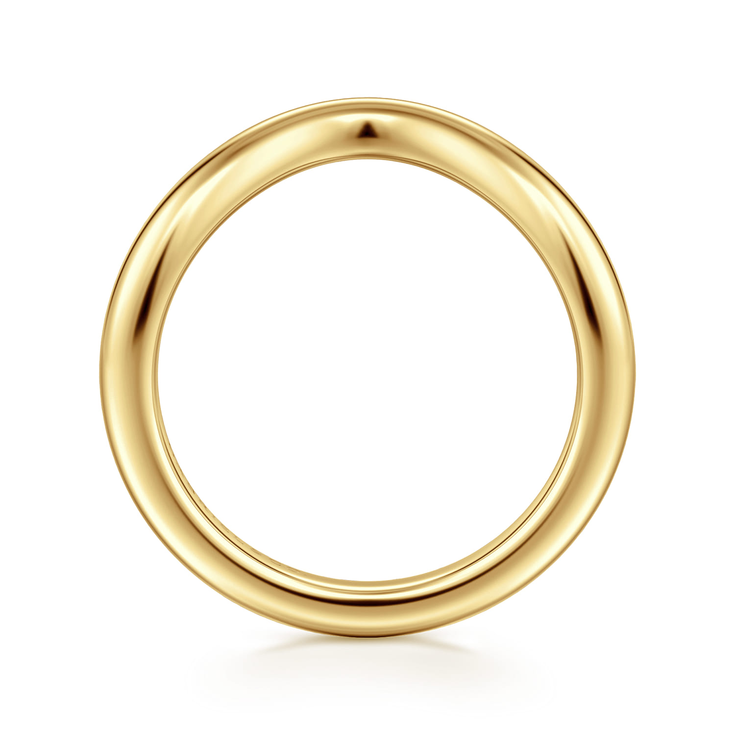 14K Yellow Gold Matching Wedding Band - Shot 2