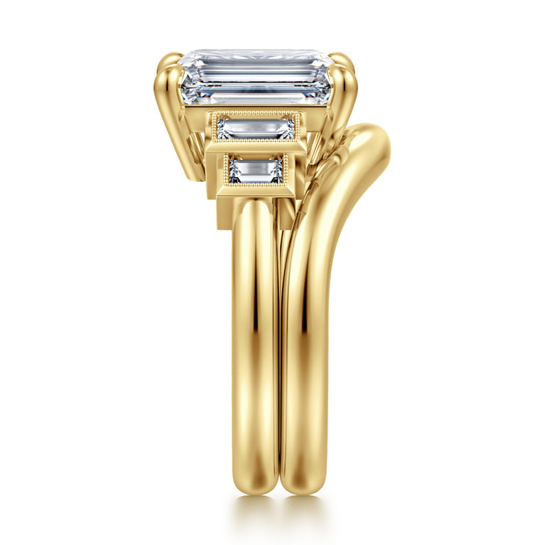 14K Yellow Gold Matching Wedding Band - Shot 5