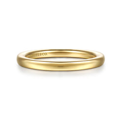14K Yellow Gold Matching Wedding Band