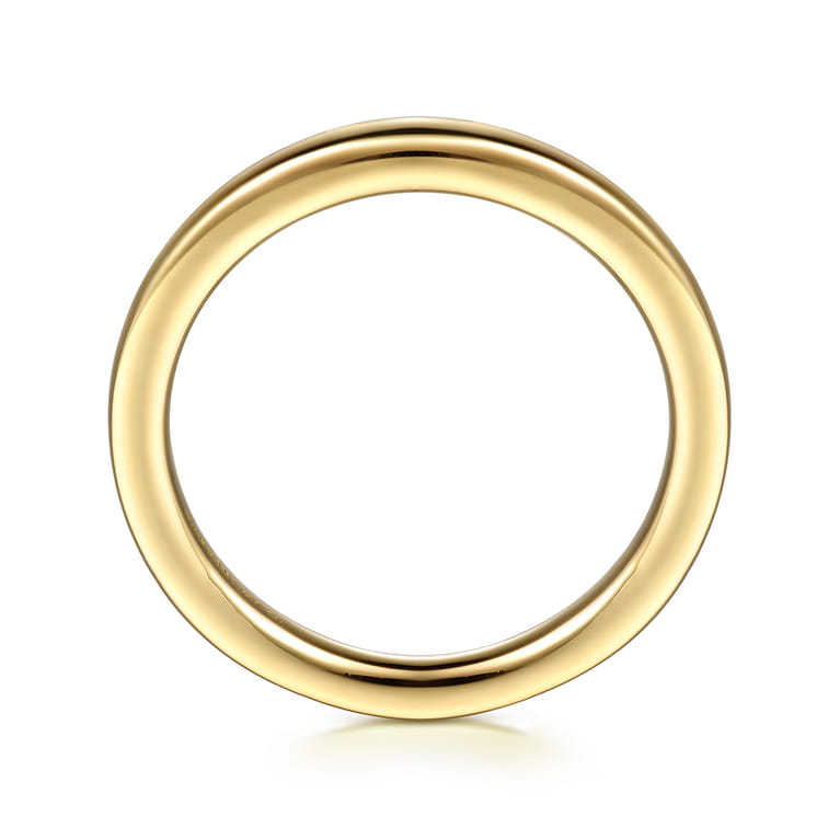 14K Yellow Gold Matching Wedding Band - Shot 2