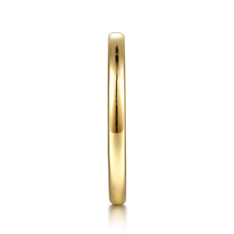 14K Yellow Gold Matching Wedding Band - Shot 5