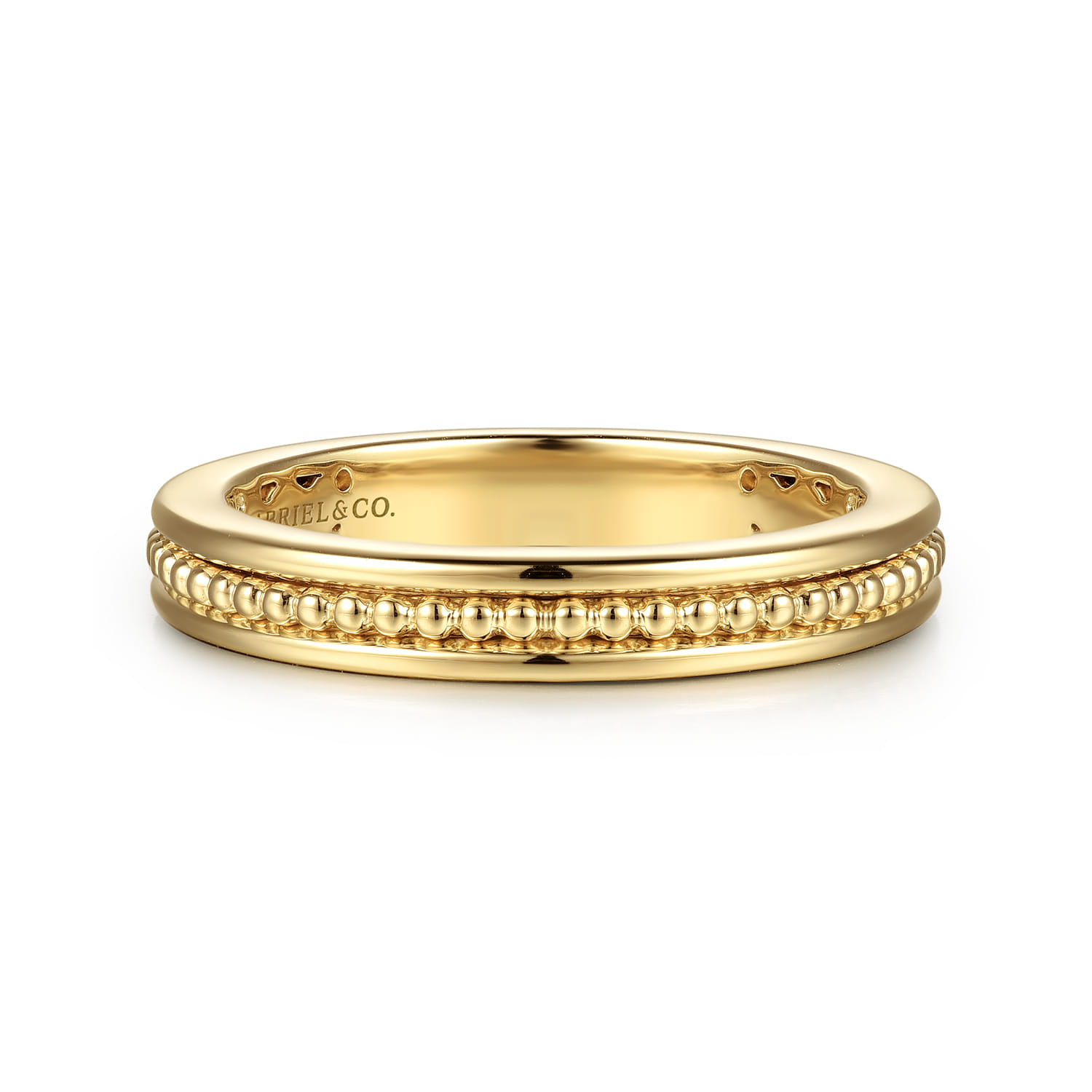 14K Yellow Gold Matching Wedding Band - Shot 1
