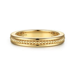 14K Yellow Gold Matching Wedding Band