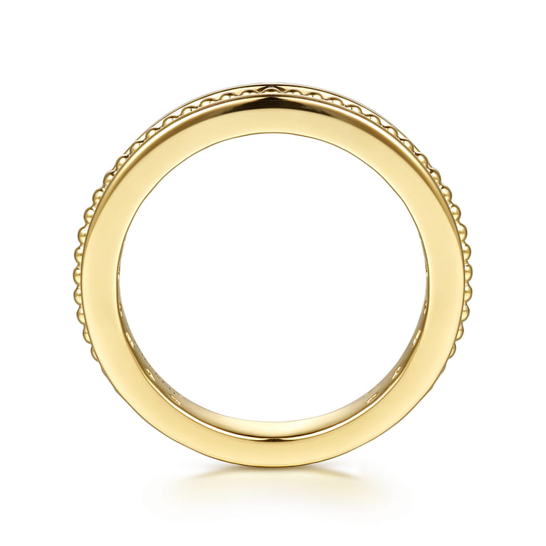 14K Yellow Gold Matching Wedding Band - Shot 2