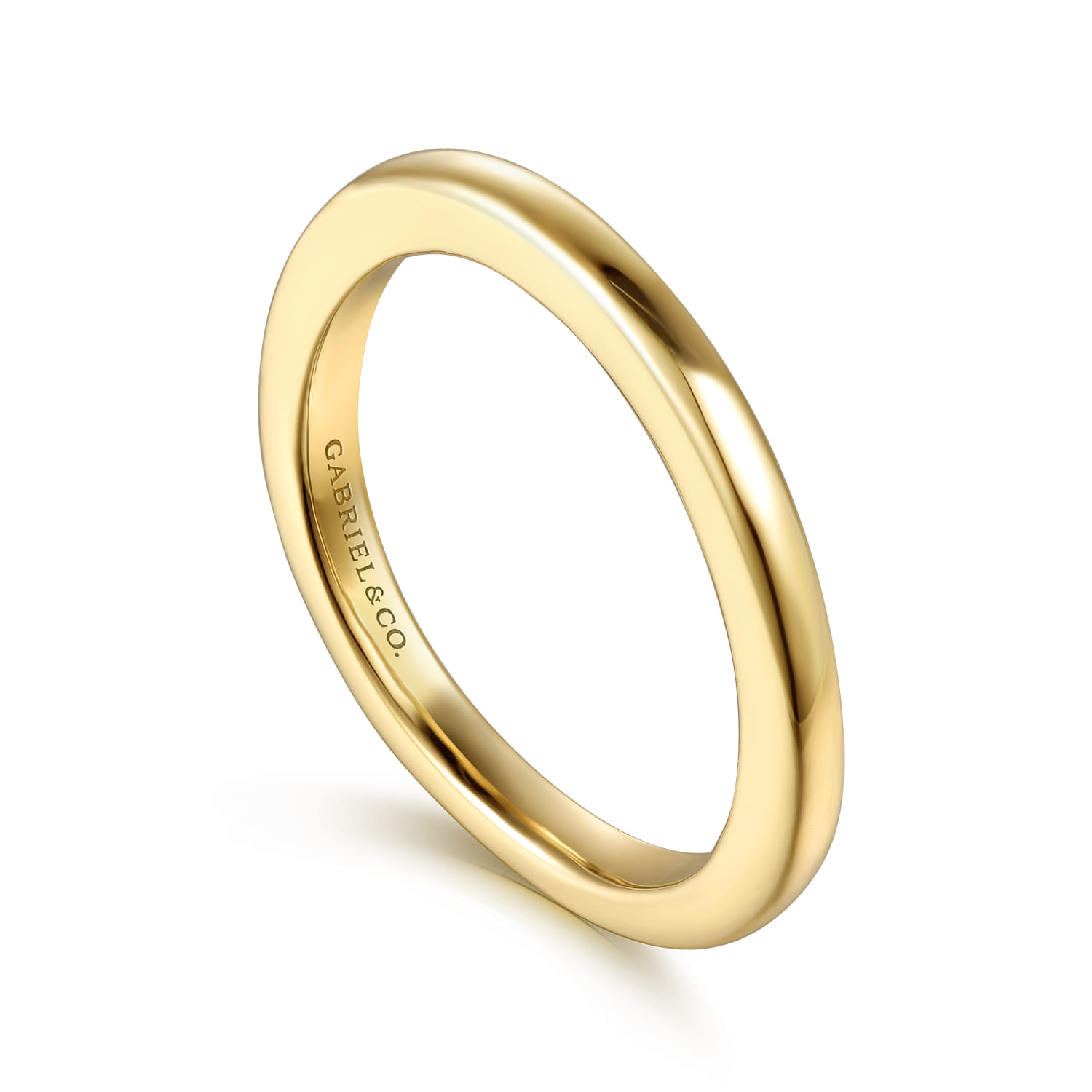 14K Yellow Gold Matching Wedding Band - Shot 3