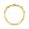 14K Yellow Gold Matching Wedding Band - 0.1 ct
