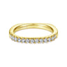 14K Yellow Gold Matching Wedding Band - 0.3 ct